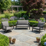 Parker 3 Piece QDF Loveseat Group - The Great Escape