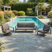 Parker 3 Piece QDF Sofa Group - The Great Escape