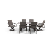 Parker QDF Woven 7 Piece Dining Group - The Great Escape