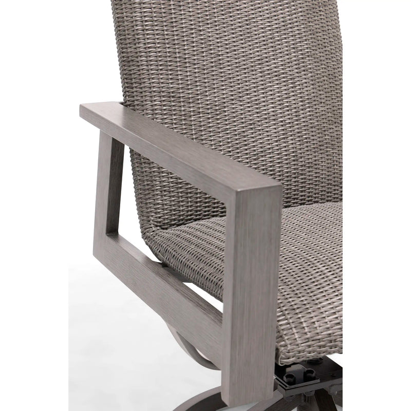 Parker QDF Woven Dining Swivel Rocker - The Great Escape