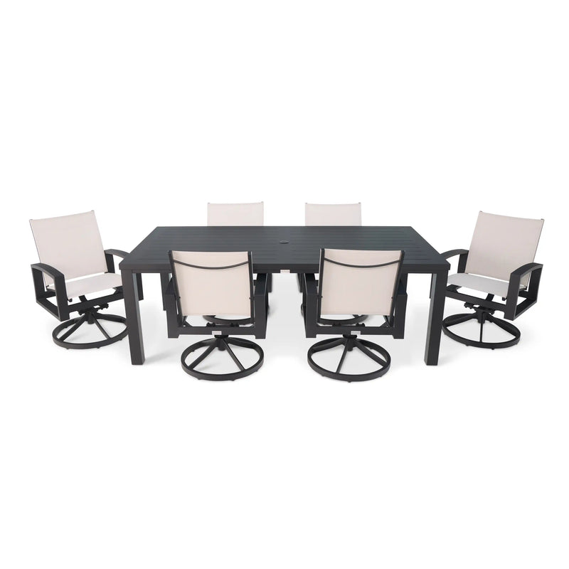 Prescott 7 Piece Black Dining Group - The Great Escape