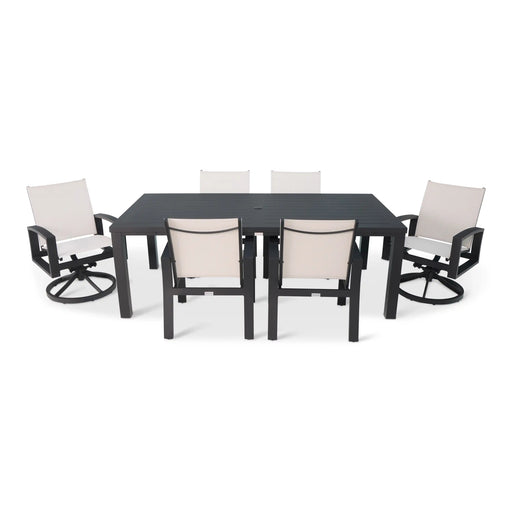 Prescott 7 Piece Black Dining Group - The Great Escape