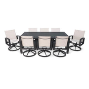 Prescott 9 Piece Black Dining Group - The Great Escape