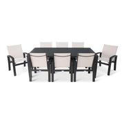 Prescott 9 Piece Black Dining Group - The Great Escape
