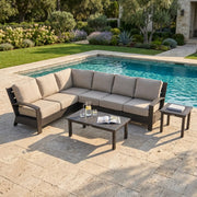 Prescott 7 Piece Sectional Chat Group - The Great Escape