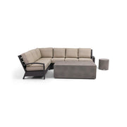 Prescott 7 Piece Sectional Firepit/Chat Group - The Great Escape