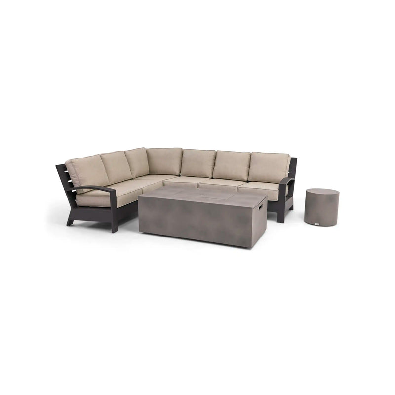 Prescott 7 Piece Sectional Firepit/Chat Group - The Great Escape