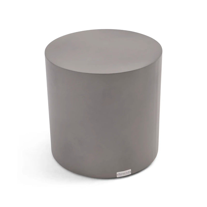 18" Round Concrete Faux Modern End Table - The Great Escape
