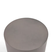 18" Round Concrete Faux Modern End Table - The Great Escape