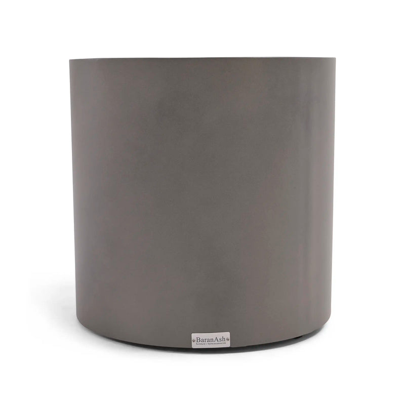18" Round Concrete Faux Modern End Table - The Great Escape