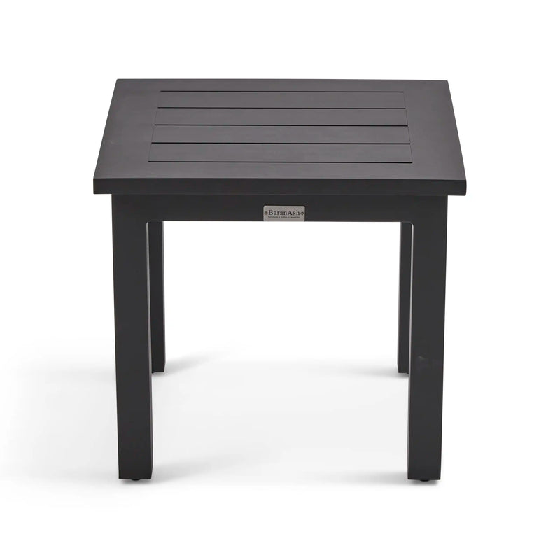 Prescott 22" Square Black End Table - The Great Escape