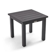 Prescott 22" Square Black End Table - The Great Escape