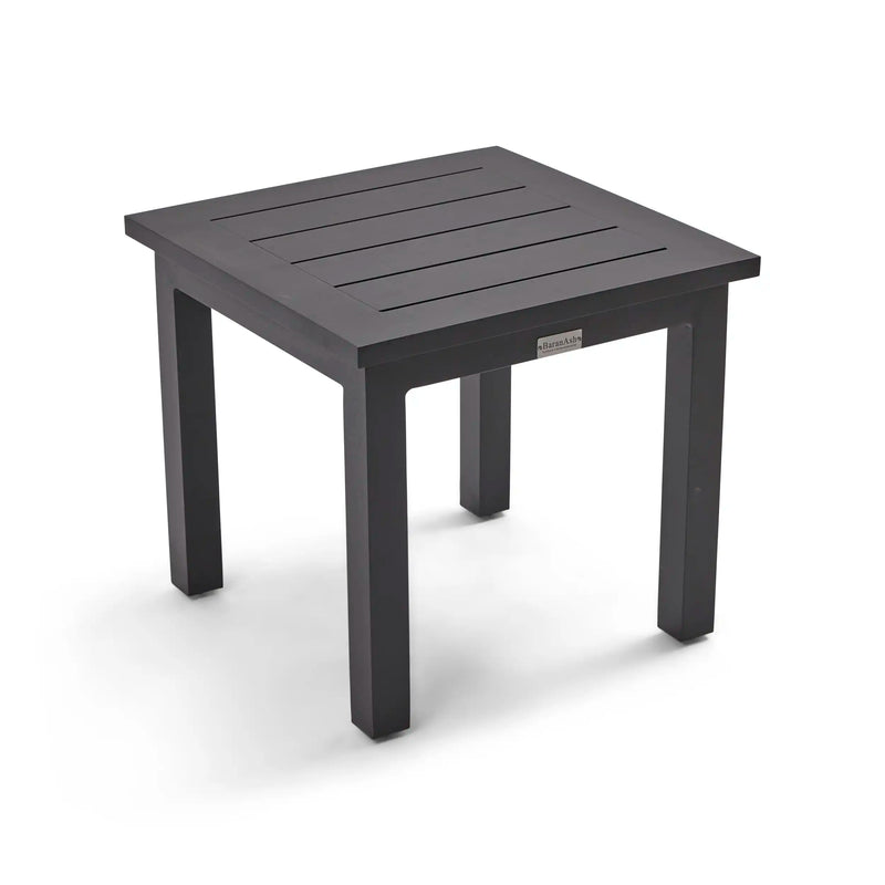 Prescott 22" Square Black End Table - The Great Escape