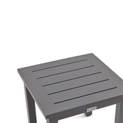 Prescott 22" Square Black End Table - The Great Escape