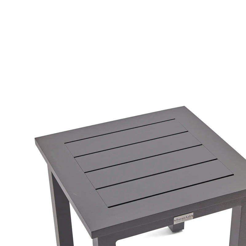 Prescott 22" Square Black End Table - The Great Escape