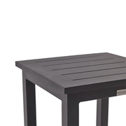 Prescott 22" Square Black End Table - The Great Escape