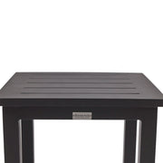 Prescott 22" Square Black End Table - The Great Escape