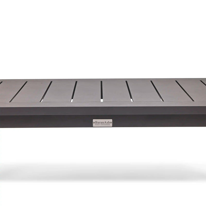 Prescott 24"x44" Rectangle Black Coffee Table - The Great Escape