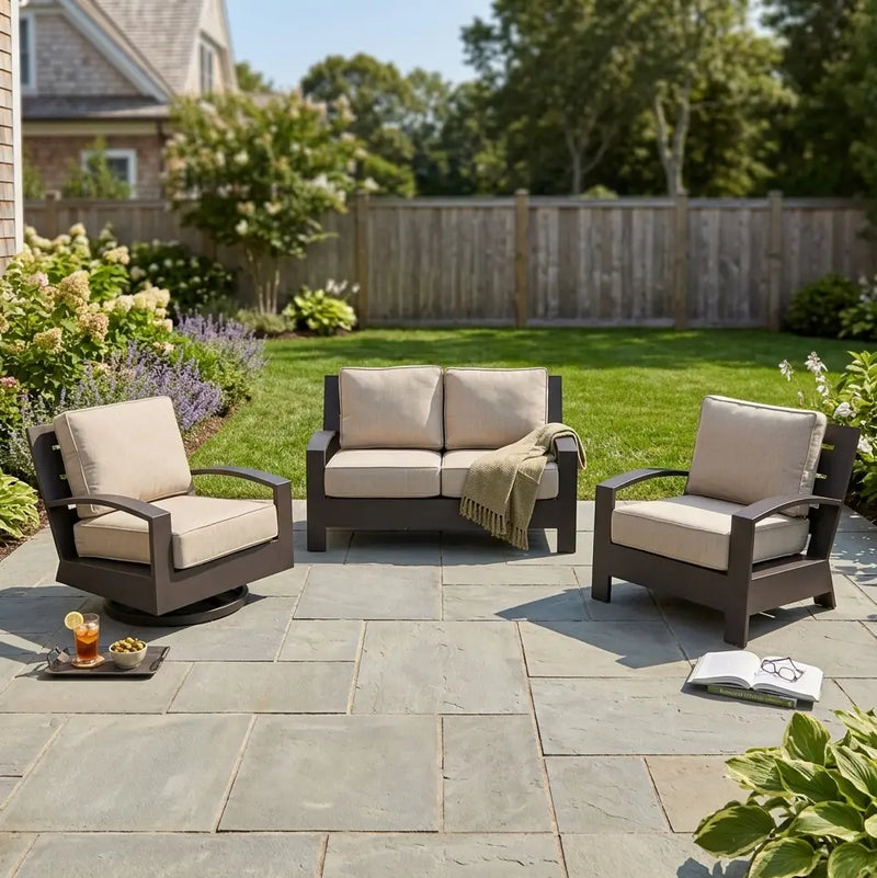 Prescott 3 Piece Loveseat Group - The Great Escape