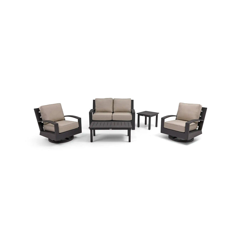 Prescott 5 Piece Loveseat Chat Group - The Great Escape