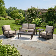 Prescott 5 Piece Loveseat Chat Group - The Great Escape