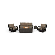 Prescott 5 Piece Sofa Firepit/Chat Group - The Great Escape
