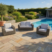 Soho XL 89" Woven Cushioned Sofa - The Great Escape