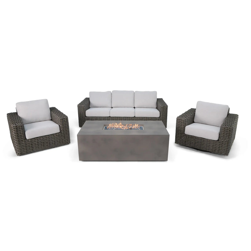 Soho XL 3 Piece Firepit Chat Group - The Great Escape