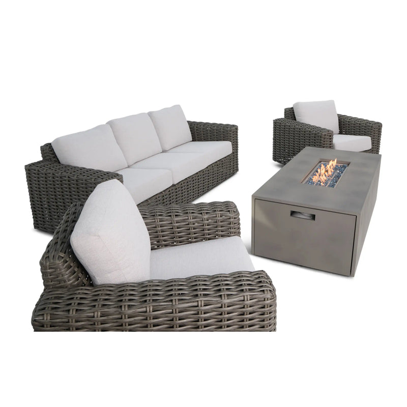 Soho XL 3 Piece Firepit Chat Group - The Great Escape