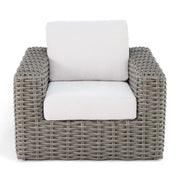 Soho XL 40" Woven Cushioned Lounge Chair - The Great Escape