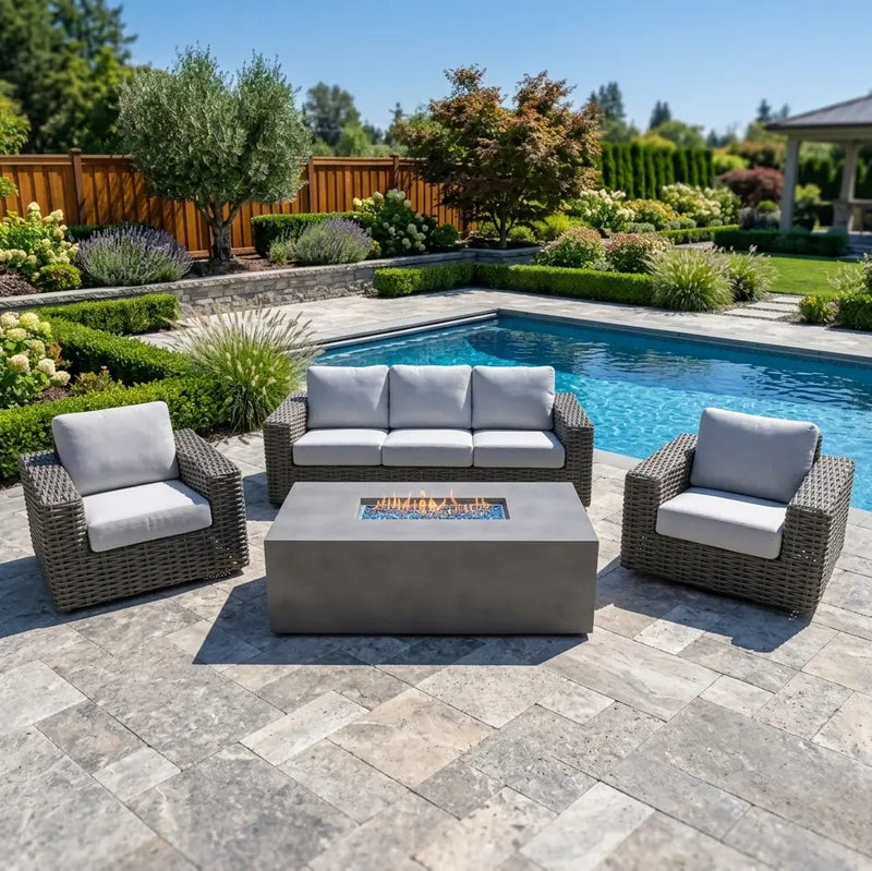 Soho XL Woven 4 Piece Sofa Group - The Great Escape