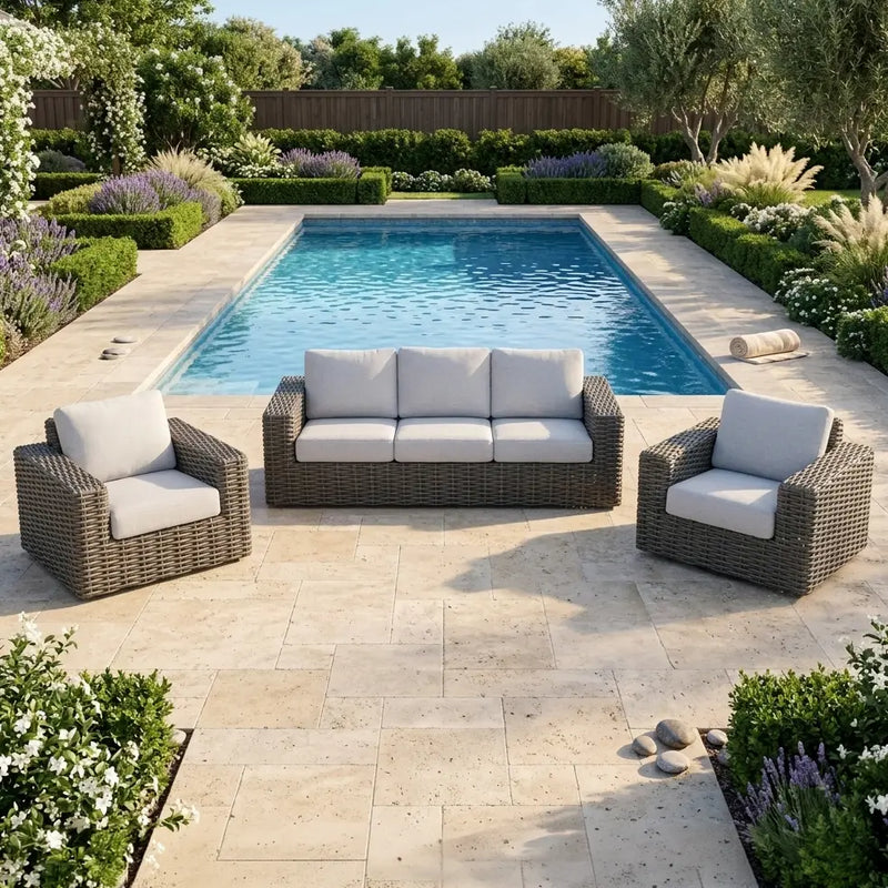 Soho XL Woven 3 Piece Sofa Group - The Great Escape
