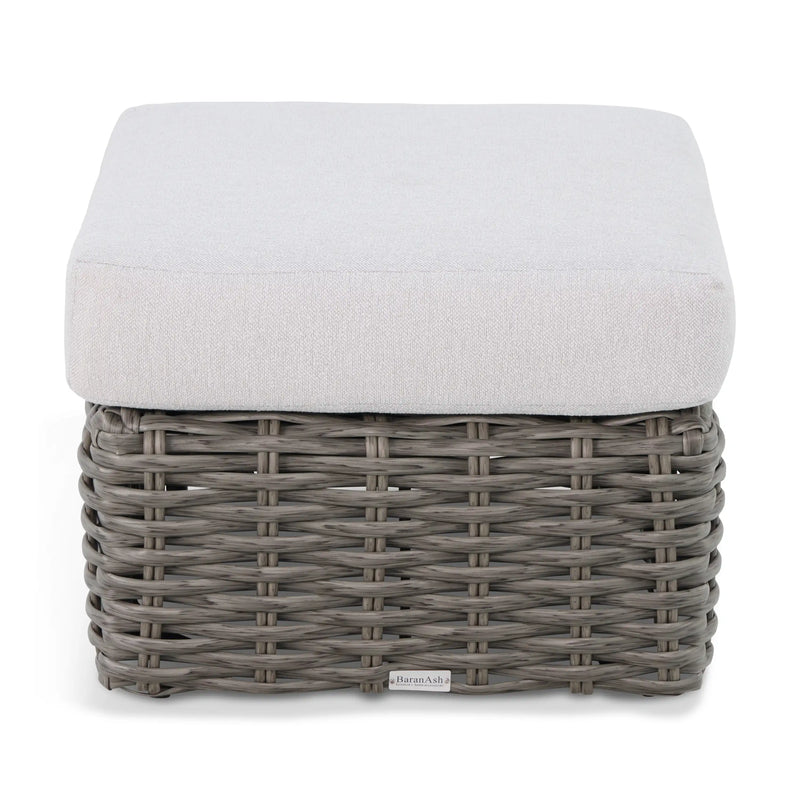 Soho XL Woven Cushioned Ottoman - The Great Escape