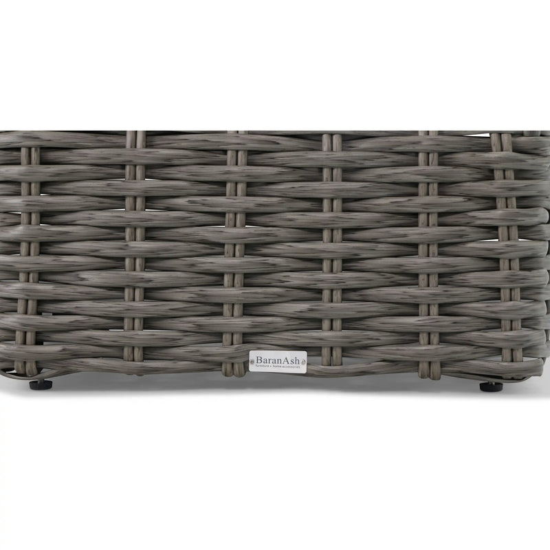 Soho XL Woven Cushioned Ottoman - The Great Escape