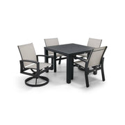 Prescott 5 Piece Black Dining Group - The Great Escape