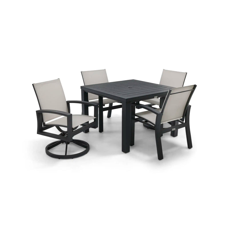 Prescott 5 Piece Black Dining Group - The Great Escape
