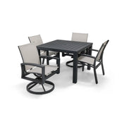 Prescott 5 Piece Black Dining Group - The Great Escape