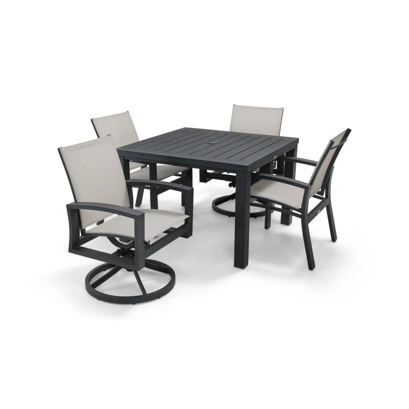 Prescott 5 Piece Black Dining Group - The Great Escape