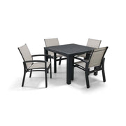 Prescott 5 Piece Black Dining Group - The Great Escape