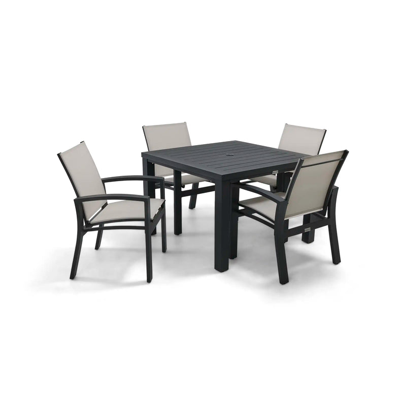 Prescott 5 Piece Black Dining Group - The Great Escape