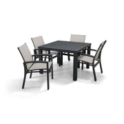 Prescott 5 Piece Black Dining Group - The Great Escape