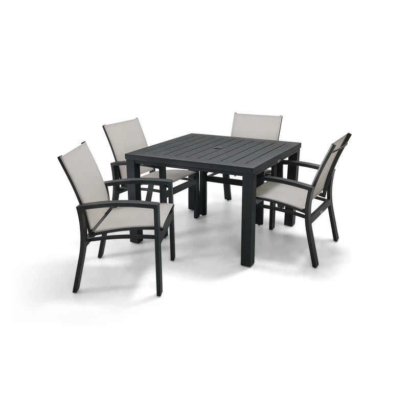 Prescott 5 Piece Black Dining Group - The Great Escape