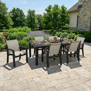 Prescott 7 Piece Black Dining Group - The Great Escape