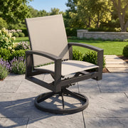 Prescott Sling Swivel Rocker - The Great Escape