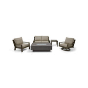 Madison 5 Piece Loveseat Firepit Chat Group - The Great Escape
