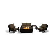 Madison 5 Piece Loveseat Firepit Chat Group - The Great Escape