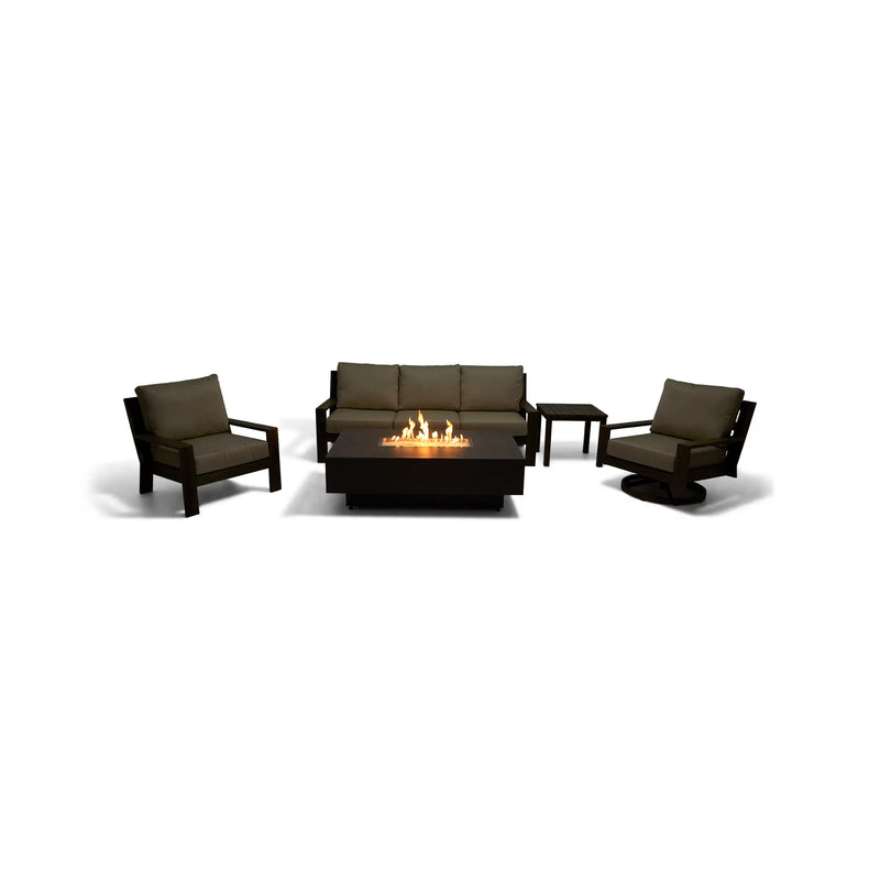 Madison 5 Piece Sofa Firepit Chat Group - The Great Escape
