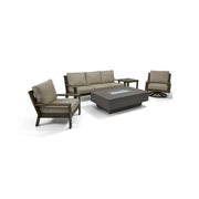 Madison 5 Piece Sofa Firepit Chat Group - The Great Escape