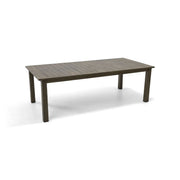 44x90-136 Inch Rectangle Aluminum Slat Extension Table - The Great Escape