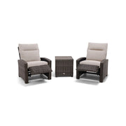 Ellis 3 Piece Recliner Group Dove Acrylic - The Great Escape